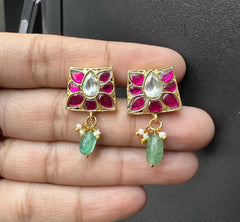 JADAU earrings 043 JADAU MULTI COLOR