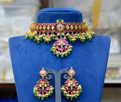 NECKLACE necklace 839 KEMPU JADAU LOOK EMERALD