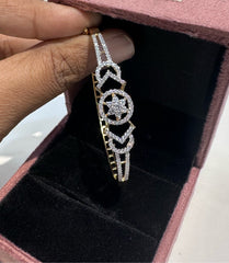 BRACELET/BANGLE Bracelet 022 DUAL PLATING DIAMOND LOOK Openable