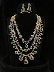 NECKLACE GJ NECKLACE 443 DIAMOND  EMERALD