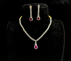 NECKLACE necklace 612 DIAMOND RUBY