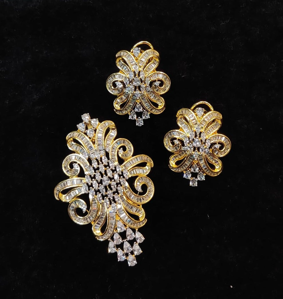 PENDANT SET CHAINS PENDANT SET 187 DIAMOND WHITE