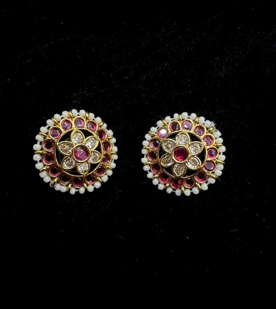Earring Eartops 231 KEMPU RUBY