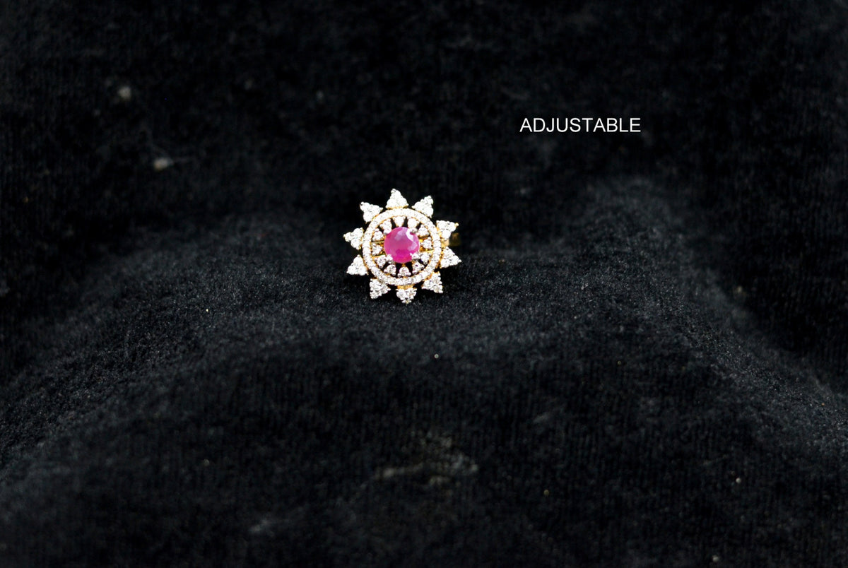 FINGERRING Finger ring 031 DIAMOND RUBY