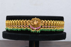 VADDANAM Vaddanam 045 KEMPU JADAU LOOK EMERALD