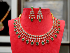 NECKLACE Necklace 224 DIAMOND EMERALD