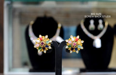 STUDS EARTOPS EARTOPS 028 Navratna BIG SIZE