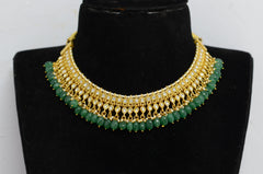 JADAU Necklace 822 JADAU WHITE AND EMERALD