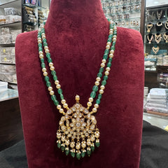 NECKLACE Necklace 905 MOZONITE green and cream