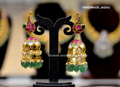 JADAU Jhumka 086 JADAU MULTI COLOR