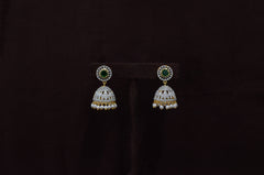 Earring Earrings 050 DIAMOND EMERALD