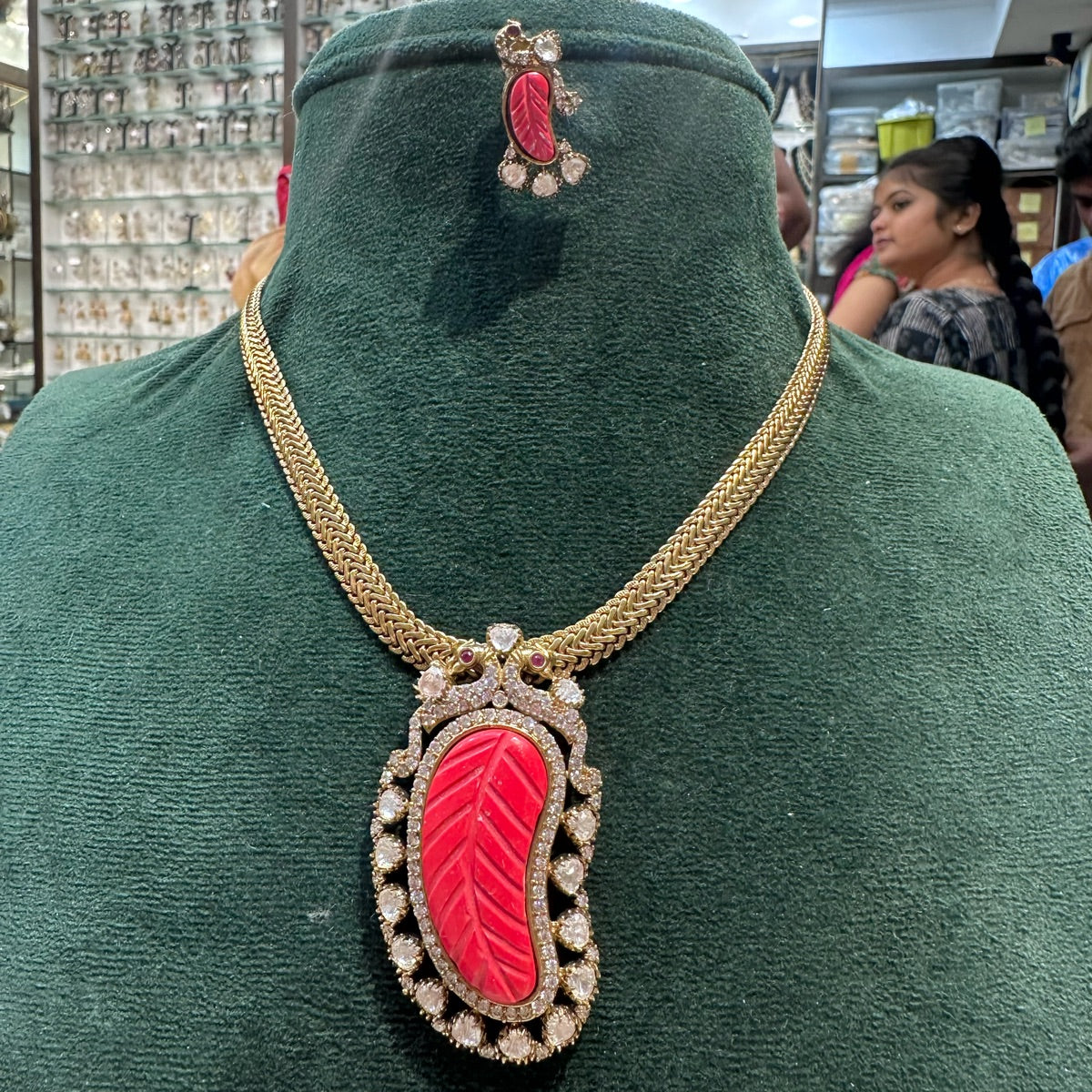 NECKLACE necklace 089 VICKTORIAN  Orange