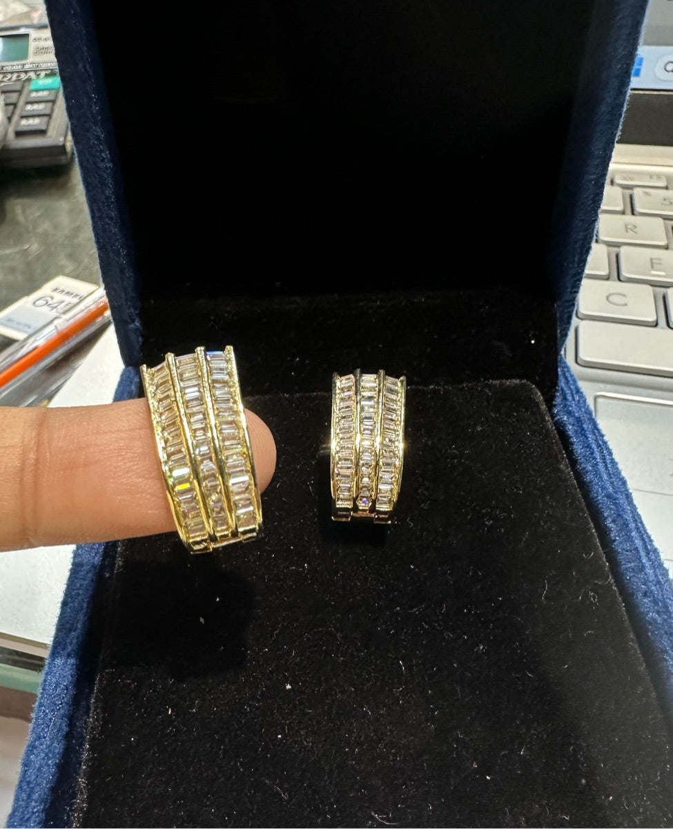 Earring Earrings 290 GOLDEN STONE GOLDEN