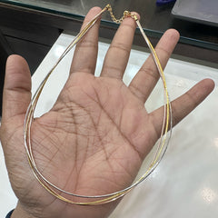 DORI AND CHAINS Three  tone indian  - TWAN ITALIAN  16-18 Inch