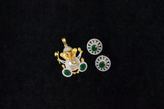 PENDANT SET / LOCKETS pendant set 269 DIAMOND EMERALD