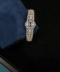 BRACELET/BANGLE Bracelet 038 DUAL PLATING DIAMOND LOOK Openable