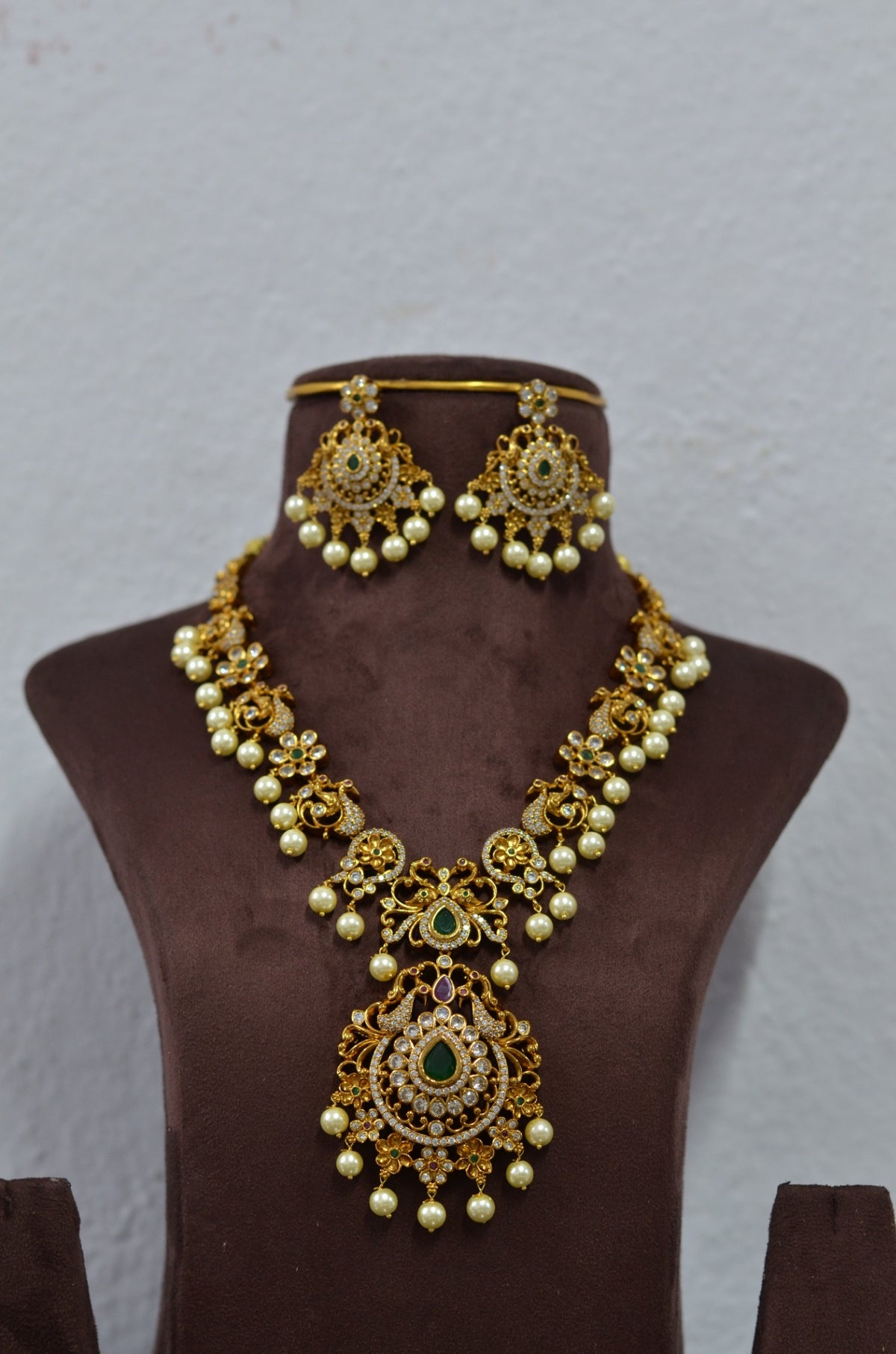 NECKLACE Nk082 MATTE NAKSHI - MA Short MULTI COLOR