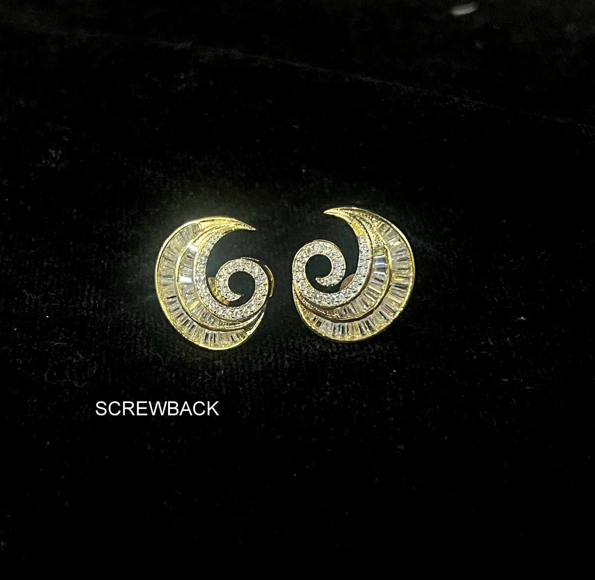 Earring Eartops 036 DIAMOND WHITE