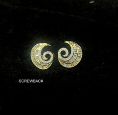 Earring Eartops 036 DIAMOND WHITE