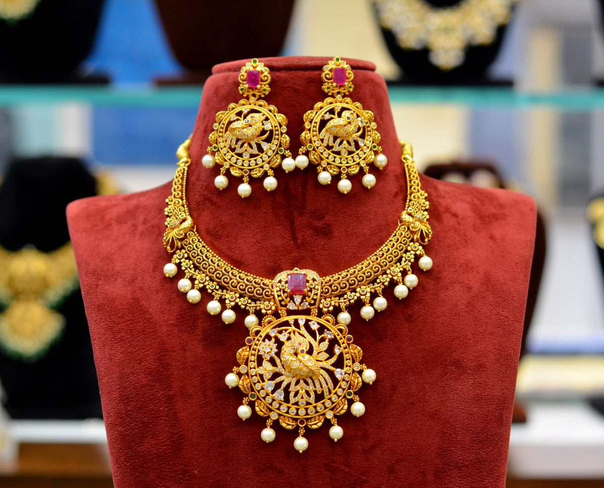 NECKLACE Necklace 681 NAKSHI ANTQIUE RUBY