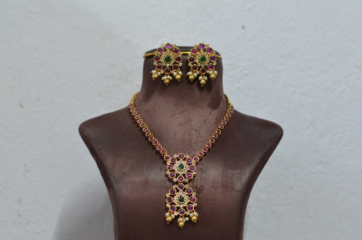 NECKLACE NK353 KEMPU MULTI COLOR