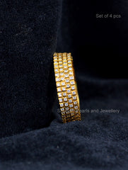 BRACELET/BANGLE Bangle 038 ANTIQUE LOOK- WHITE  2'4
