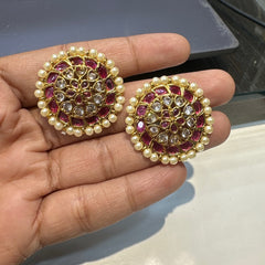 Earring Eartops 229 KEMPU RUBY