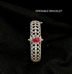 BRACELET/BANGLE Bracelet 050 RUBY 2 '6 Openable Bangle
