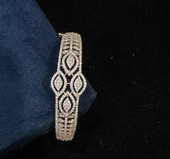BRACELET/BANGLE Bracelet 038 DUAL PLATING DIAMOND LOOK Openable