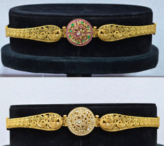 VADDANAM BL0001 KEMPU JADAU LOOK MULTI COLOR - 2 side