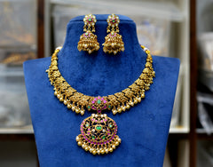 NECKLACE necklace 675 NAKSHI AD STONE EMERALD
