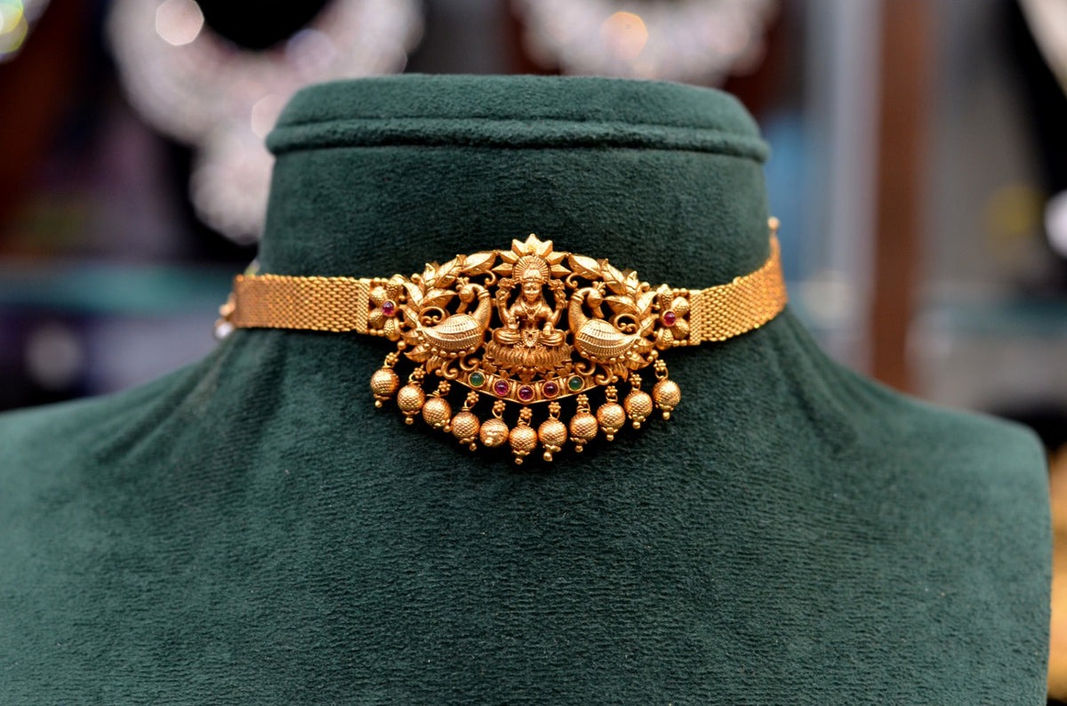 CHOKER Mini choker / armlet 002 NAKSHI ANTQIUE MULTI COLOR