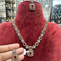 NECKLACE Nk331 VICKTORIAN  RUBY