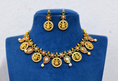 NECKLACE Necklace 937 NAKSHI AD STONE MULTI COLOR