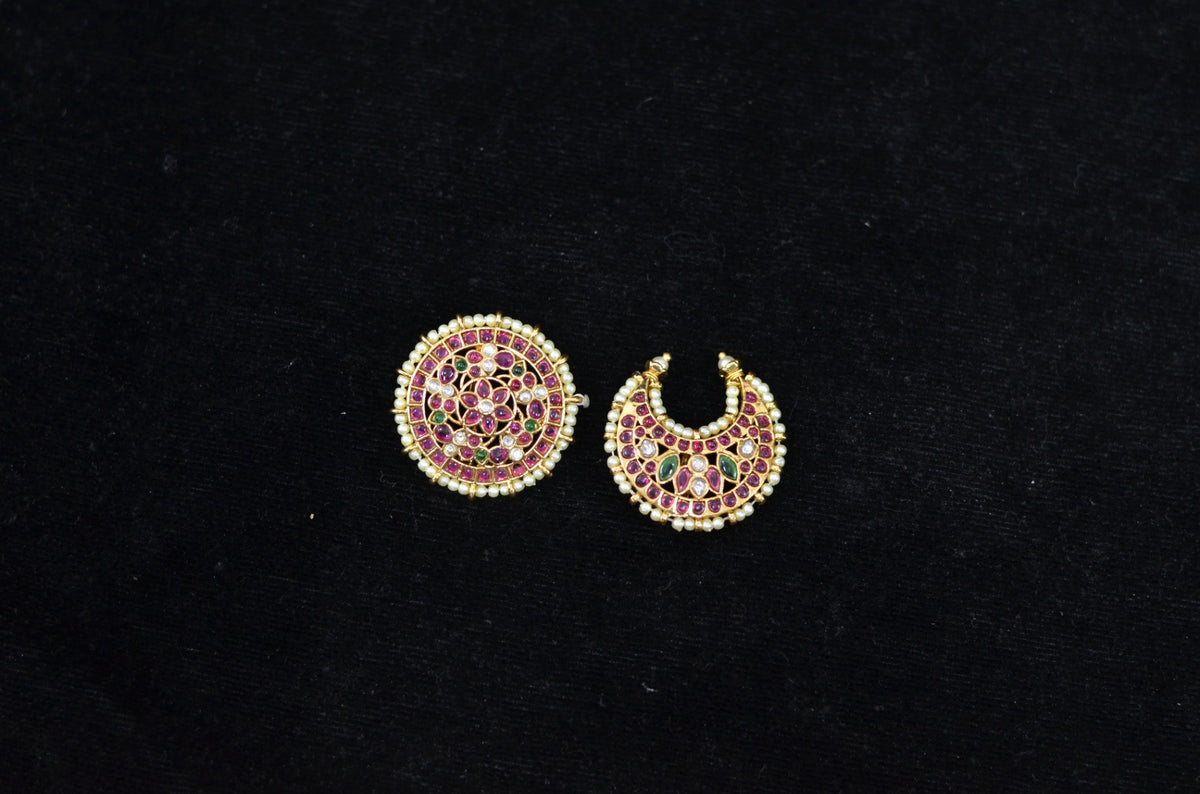 ACCESSORIES  Suryuchandrudu 006 KEMPU JADAU LOOK medium