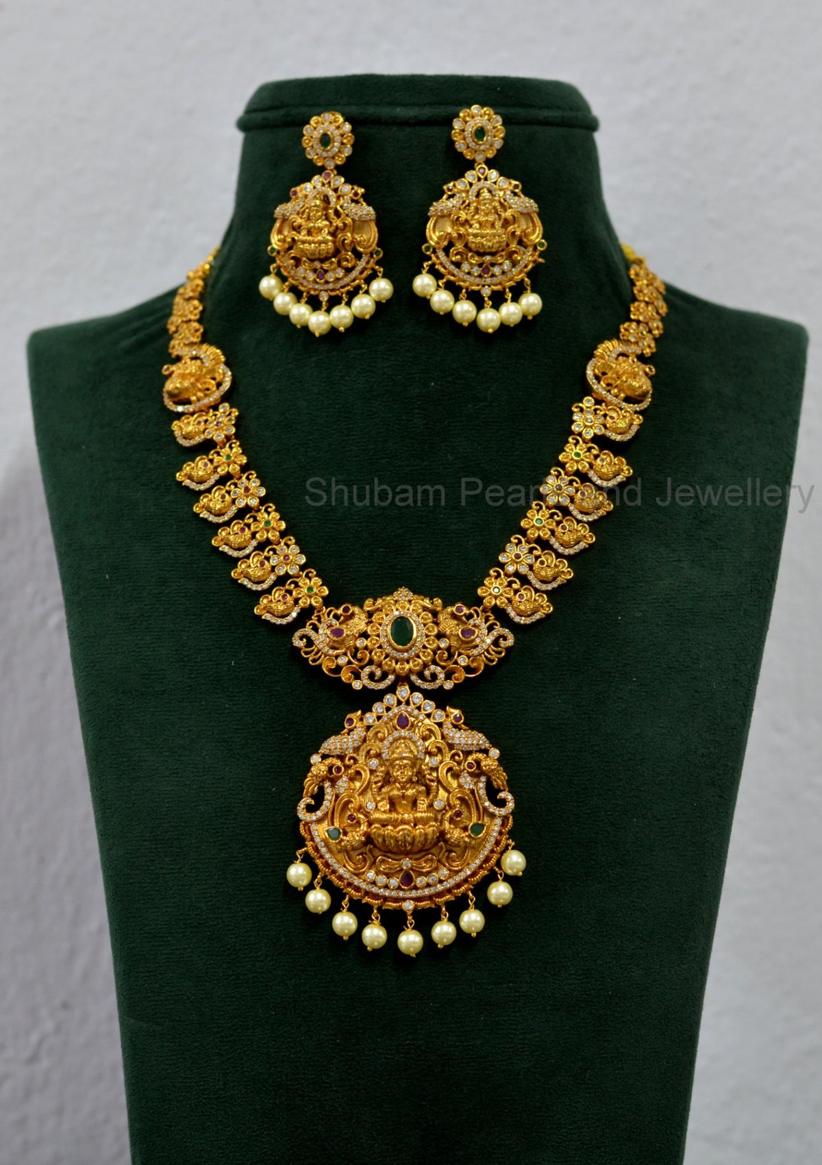 NECKLACE nk013 MATTE NAKSHI MULTI COLOR