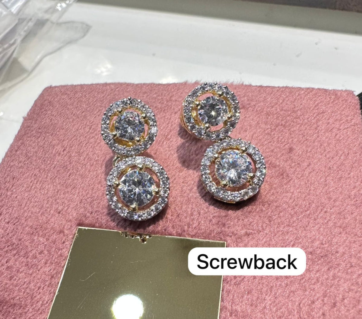 Earring Eartop 062 DIAMOND WHITE