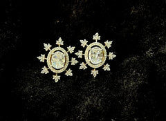 Earring eartops 082 DIAMOND WHITE