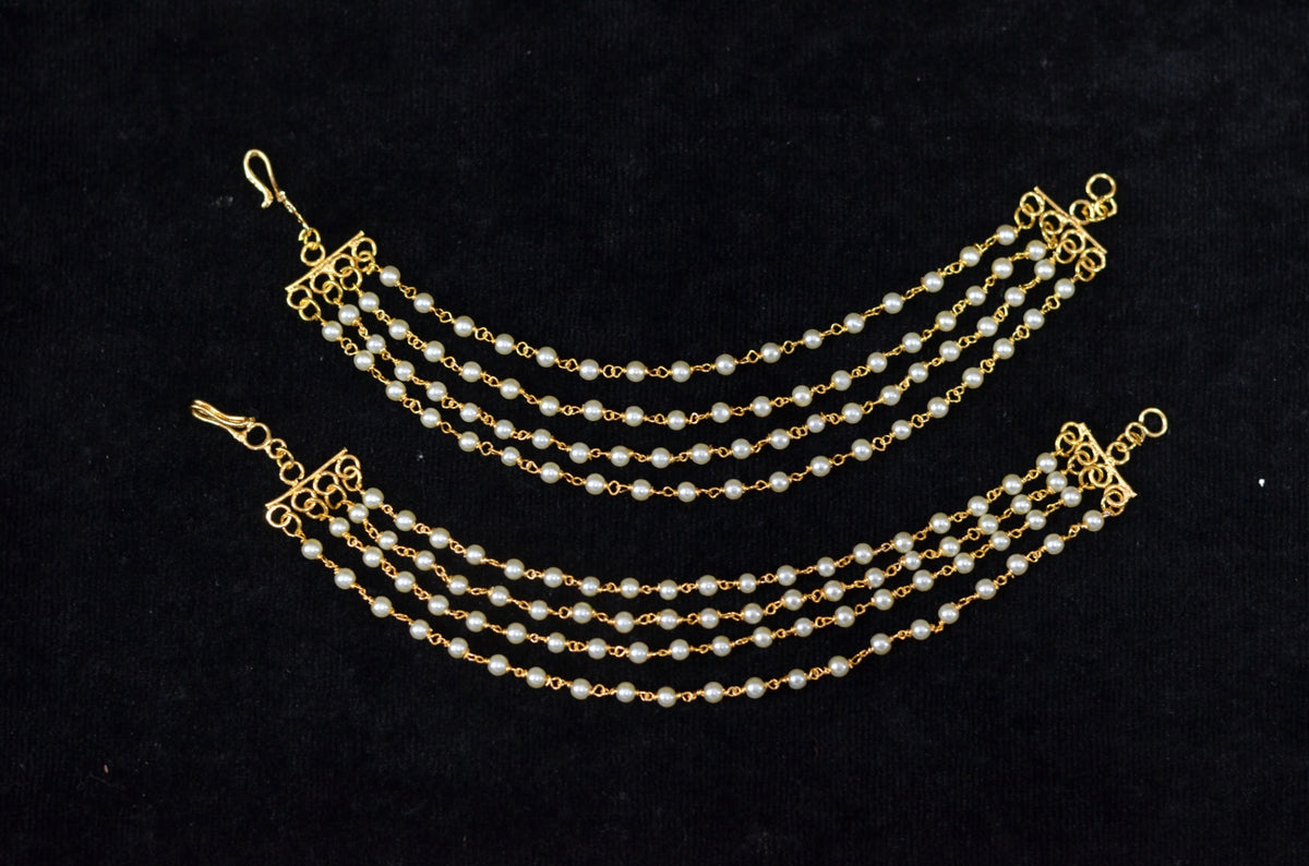ACCESSORIES  Champaswalu 4lines PEARLS Long