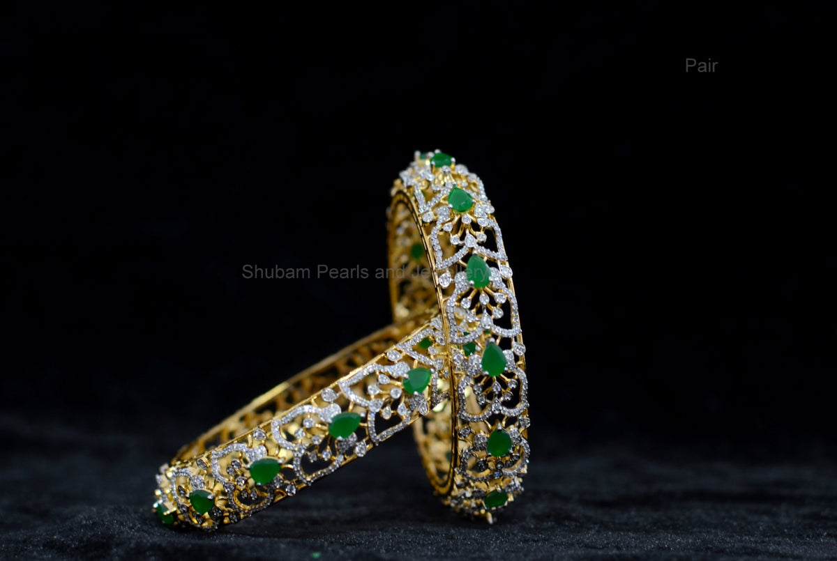 BRACELET/BANGLE Bangle 030 EMERALD 2'8