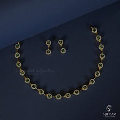 NECKLACE neckalce 113 DIAMOND EMERALD
