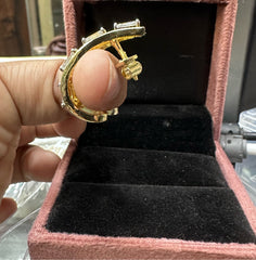 Earring Earrings 287 DIAMOND GOLDEN
