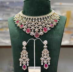 NECKLACE necklace 133 DIAMOND RUBY