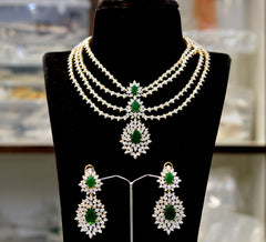 NECKLACE Necklace 149 DIAMOND EMERALD