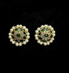Earring Eartops 230 KEMPU EMERALD