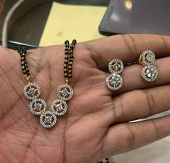 MANGALSUTRA MNg010 DIAMOND  WHITE