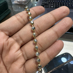 CHAINS AND HASLI 6mm soft  dual tone - MM318 - MM3318 DIAMOND 22-24