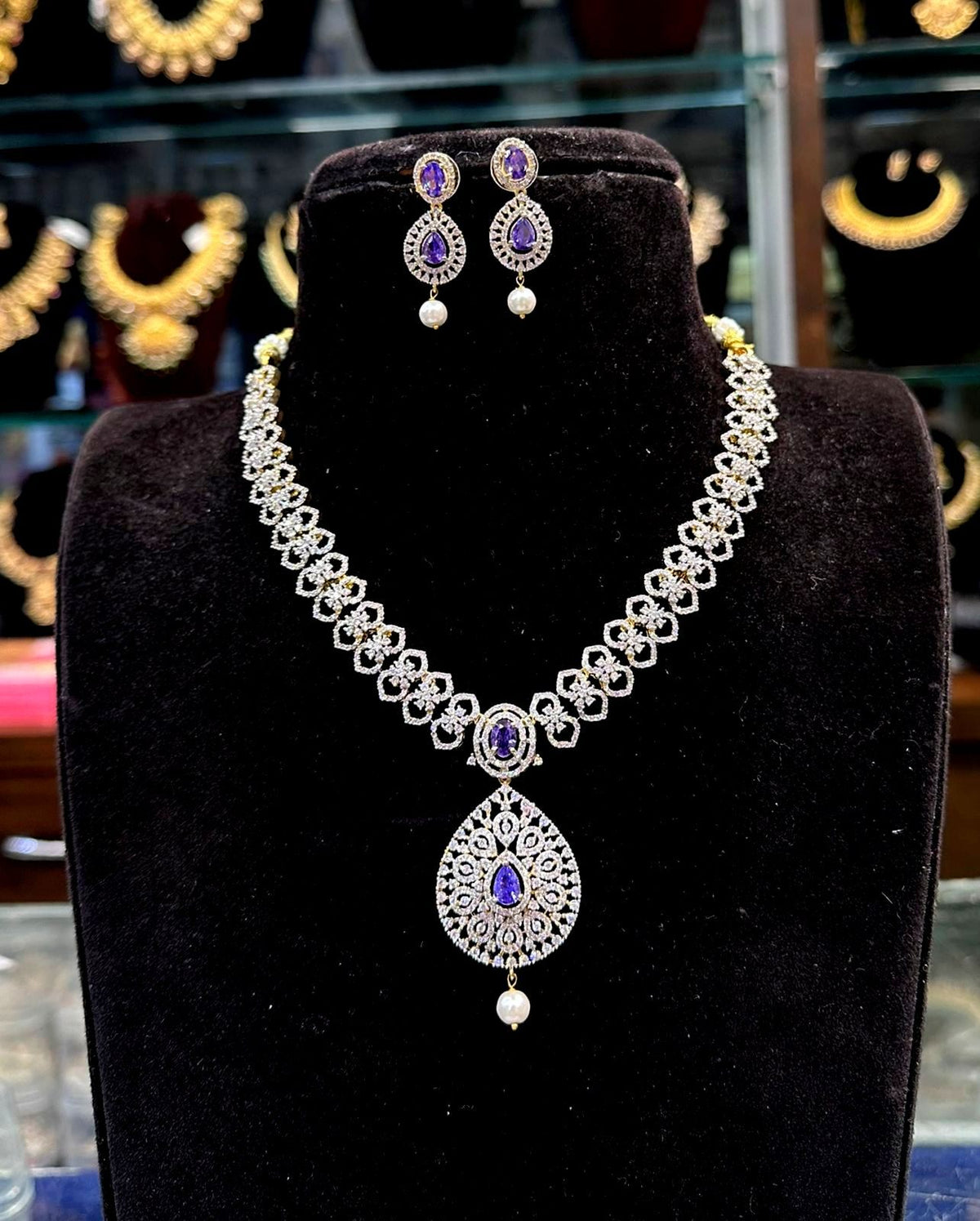 NECKLACE Necklace 666 DIAMOND EMETHYST PURPLE