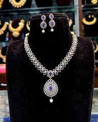 NECKLACE Necklace 666 DIAMOND EMETHYST PURPLE