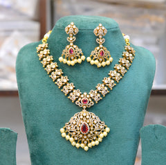 NECKLACE Necklace 825 MOISSANITE RUBY